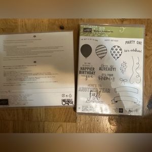 Balloon Adventures Stamp and Thin Lit Die Set